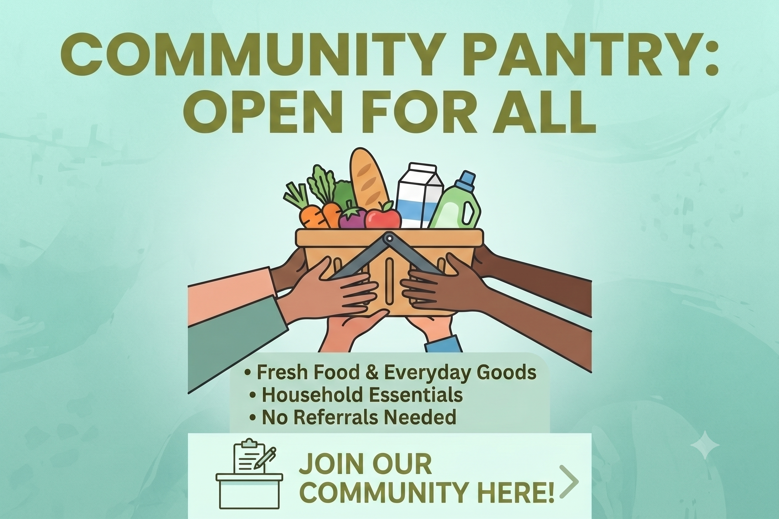 Sign up to the pantry